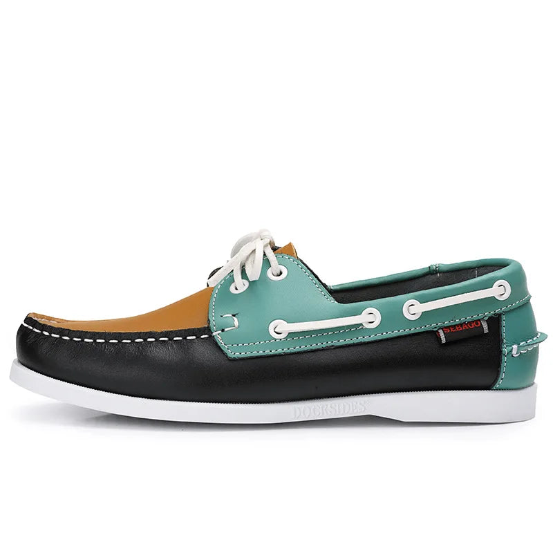 OLIVER LEATHER MOCCASIN SNEAKERS