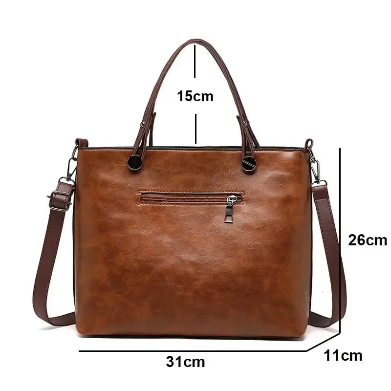 NOVA LEATHER SHOULDER BAG