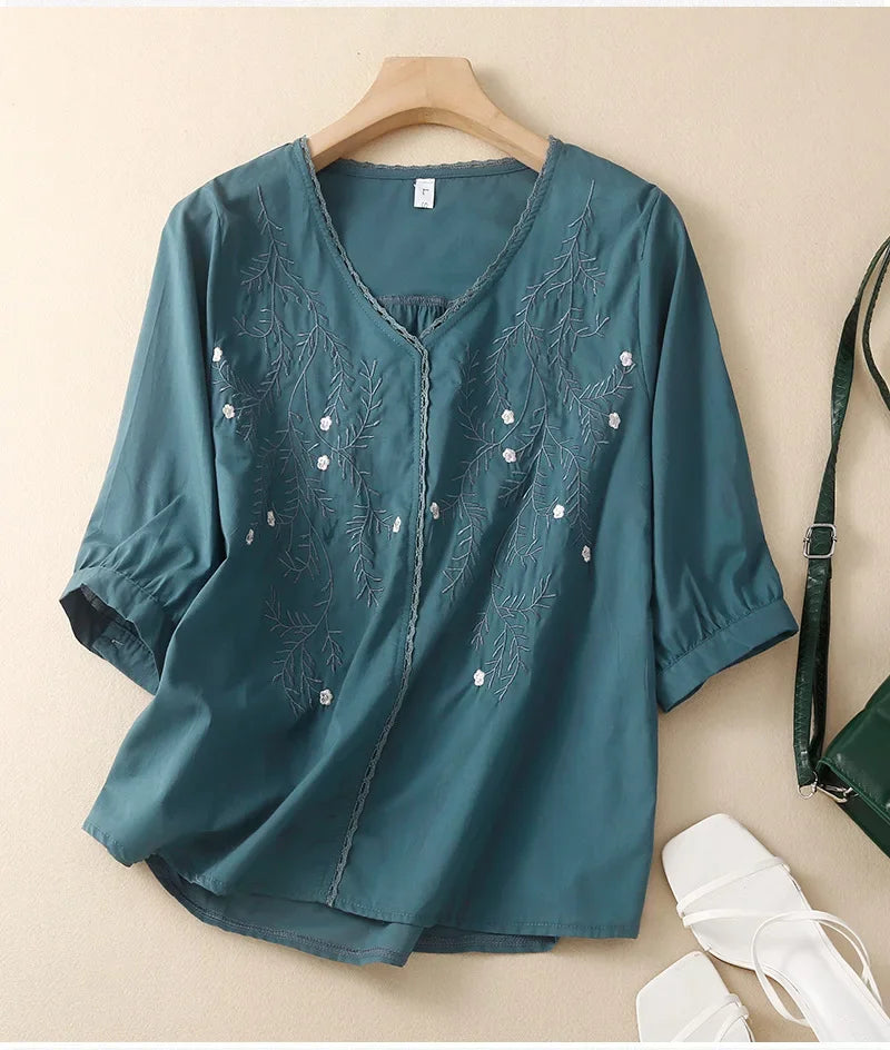 BONNIE LINEN BLOUSE