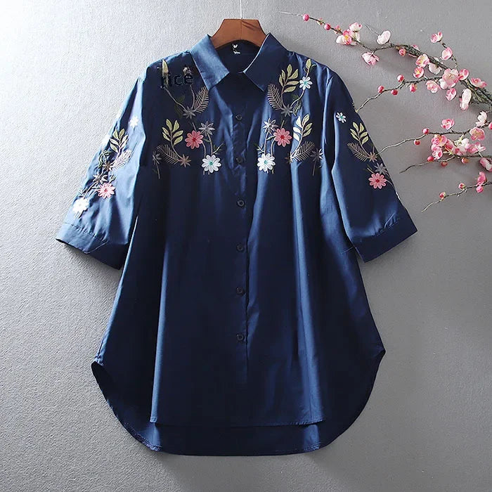 DANIELLE LINEN BLOUSE