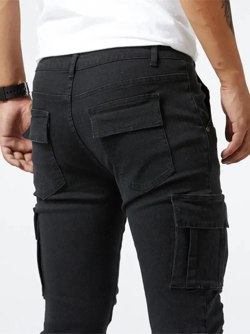 MAX | DENIM CARGO PANTS