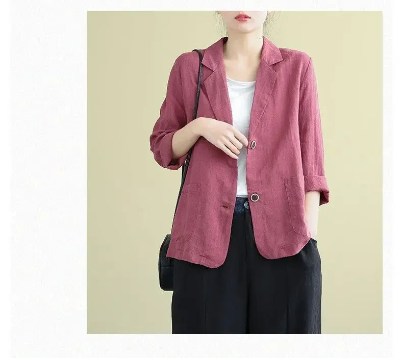 Edith Linen Light Jacket