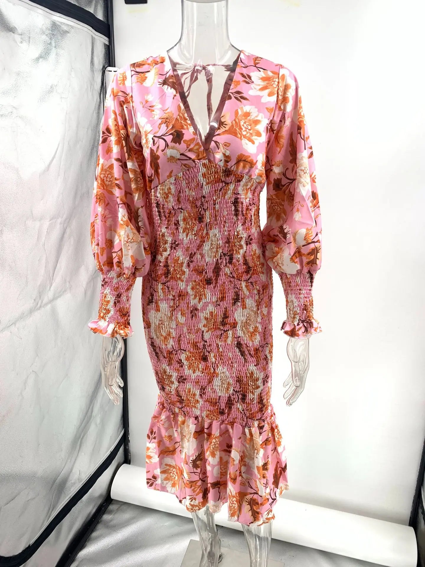 NOVA™ BLOOM ELEGANCE MIDI DRESS