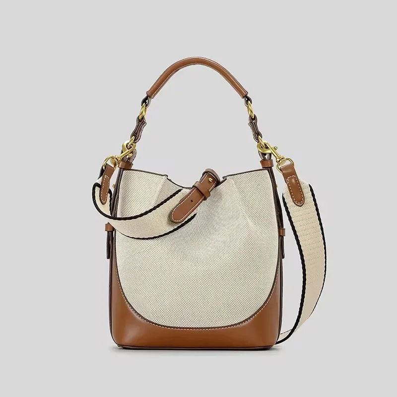 LuxeCanvas Bucket Bag