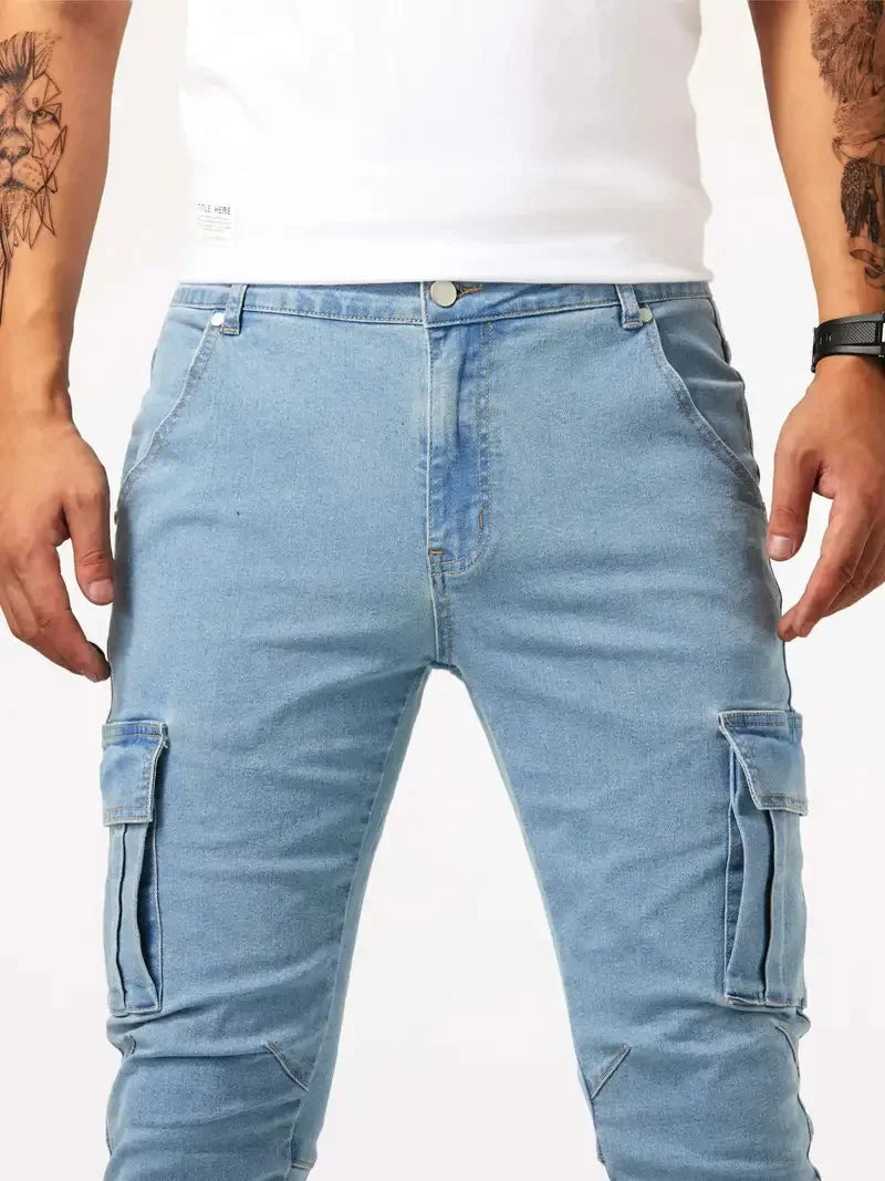 MAX | DENIM CARGO PANTS