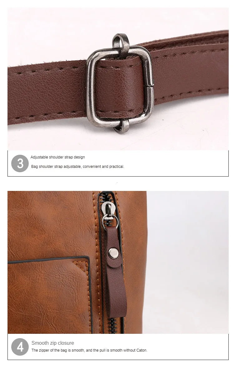 NOVA LEATHER SHOULDER BAG