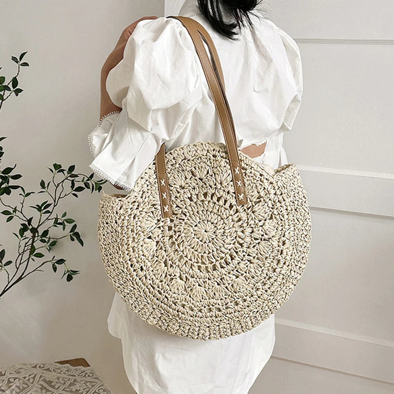 THE PORTOFINO STRAW TOTE