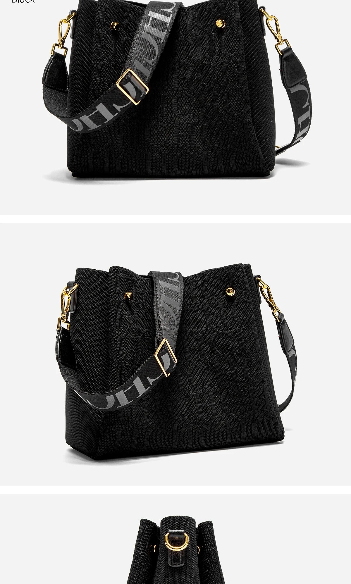 GEORGIA LETTER SHOULDER BAG