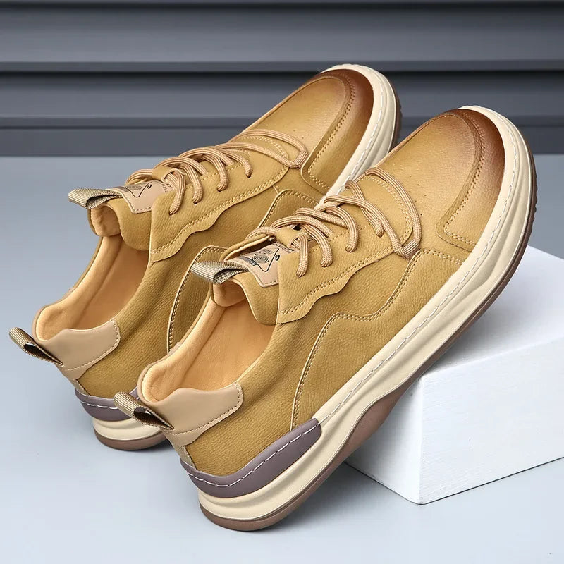 HUDSON LEATHER SNEAKERS