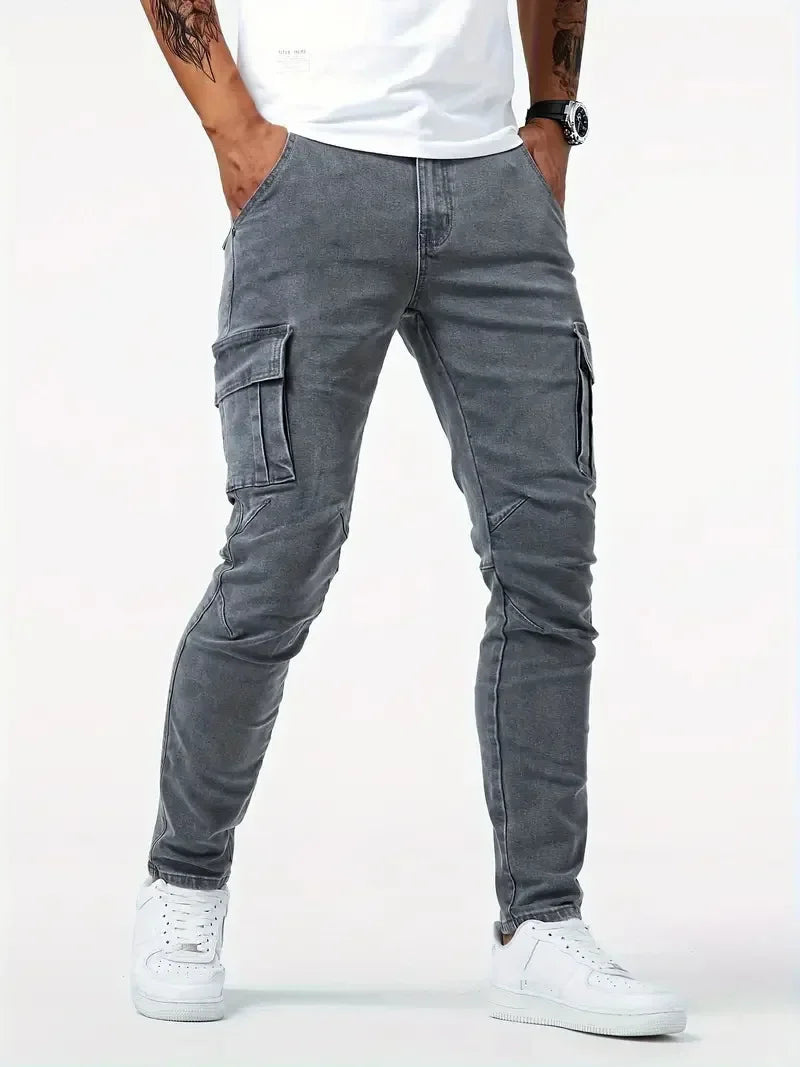 MAX | DENIM CARGO PANTS