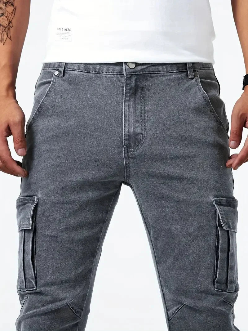 MAX | DENIM CARGO PANTS