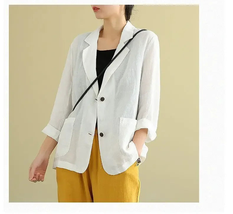 Edith Linen Light Jacket