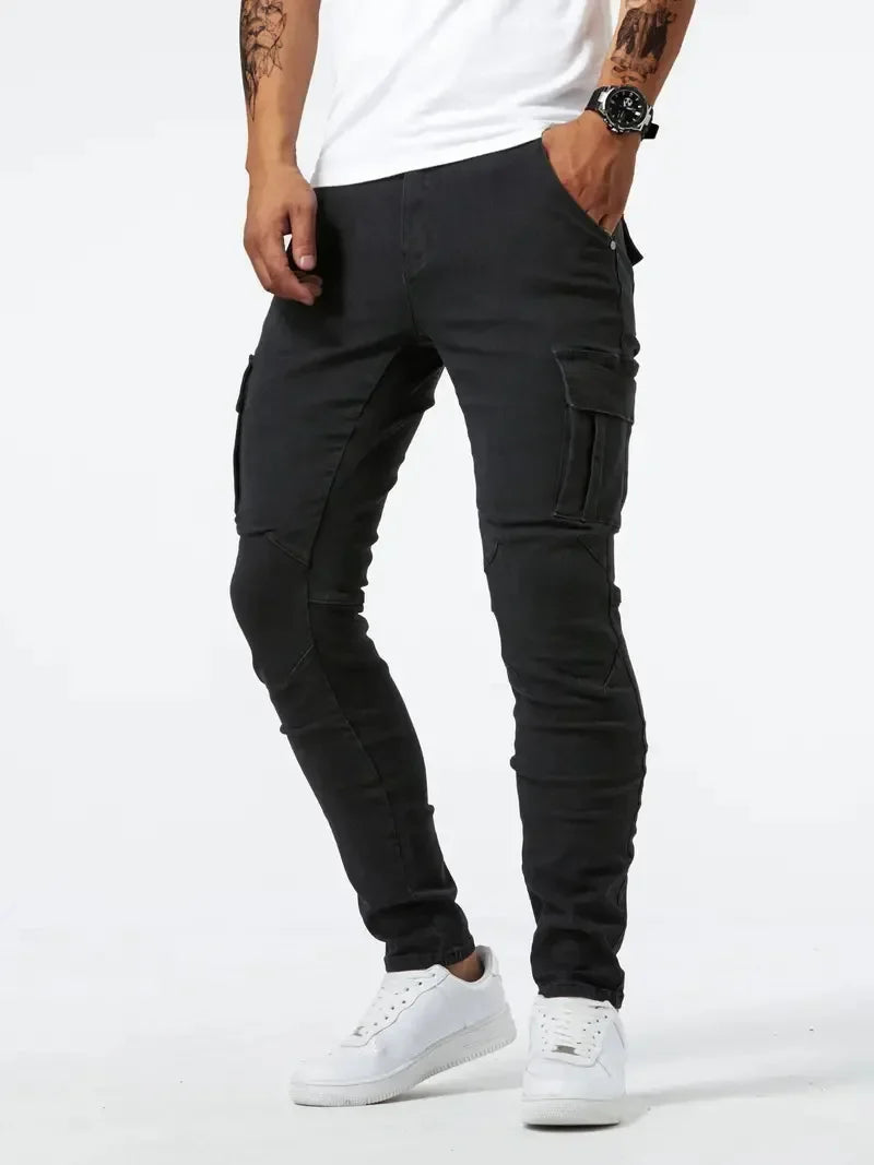 MAX | DENIM CARGO PANTS