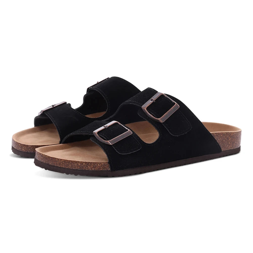 Kidmi Women’s Suede Buckle Sandals