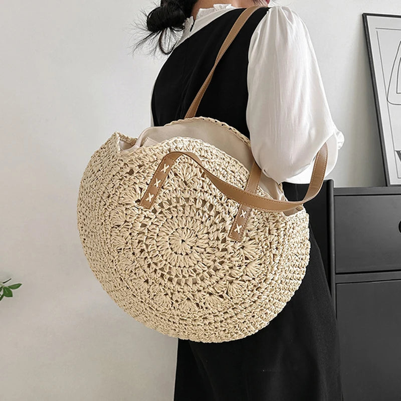 THE PORTOFINO STRAW TOTE