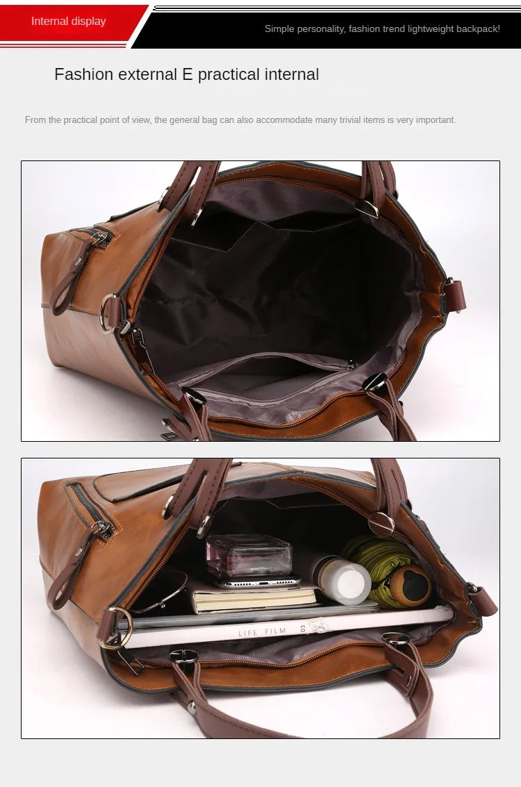 NOVA LEATHER SHOULDER BAG