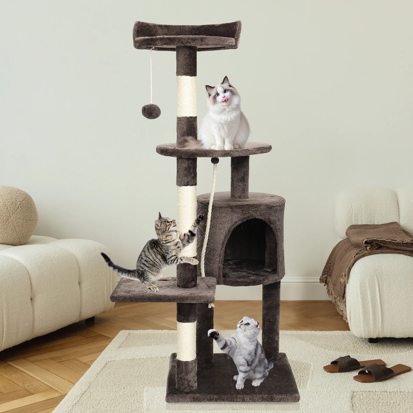 ClimbNest Multi-Level Cat Tower