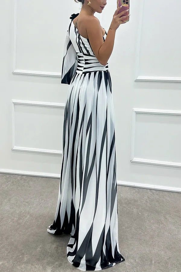 ELEGANT SPLIT MAXI DRESS