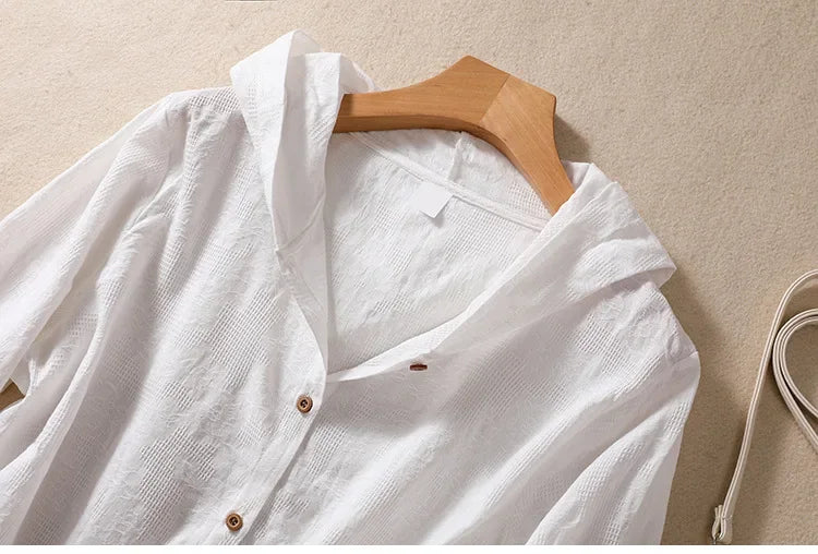 VERA LINEN HOODIE