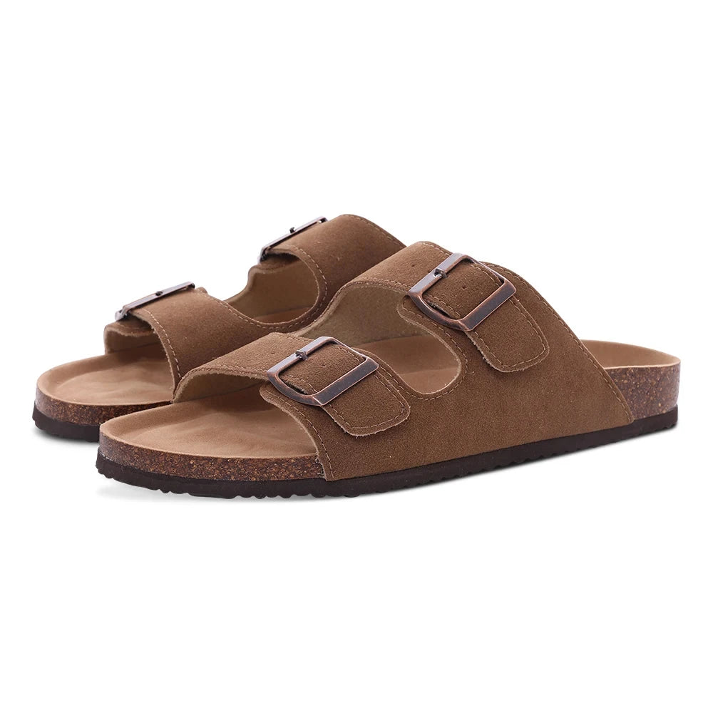 Kidmi Women’s Suede Buckle Sandals