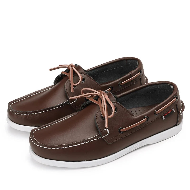 OLIVER LEATHER MOCCASIN SNEAKERS