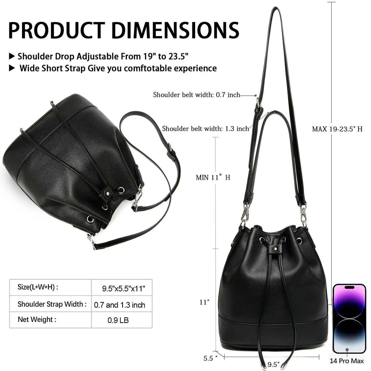 TEALA COMPACT BUCKET BAG