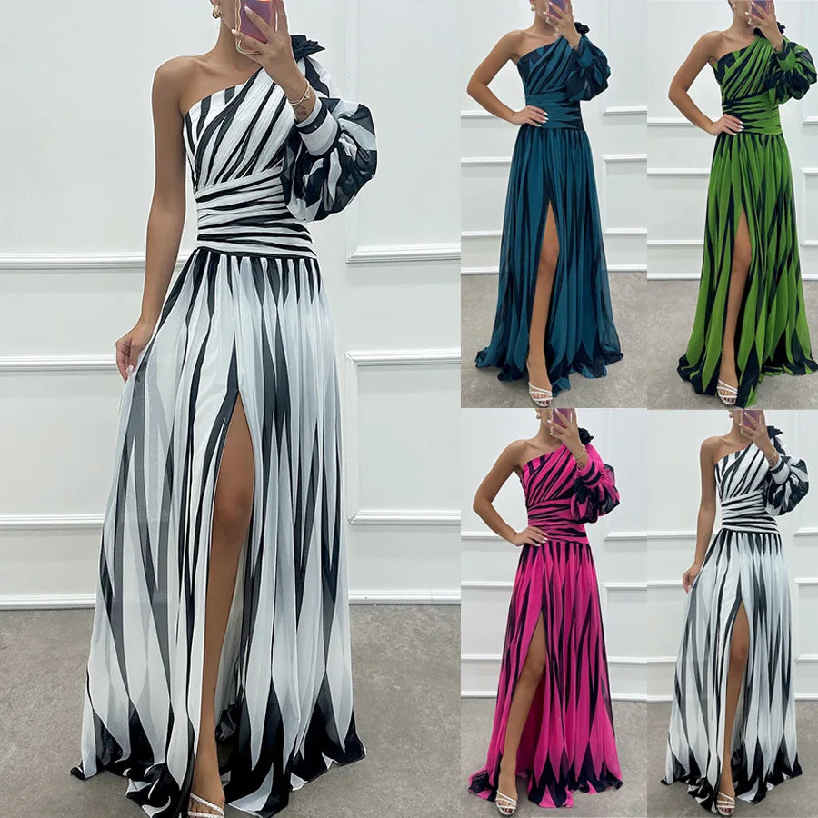 ELEGANT SPLIT MAXI DRESS