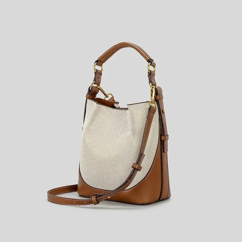 LuxeCanvas Bucket Bag