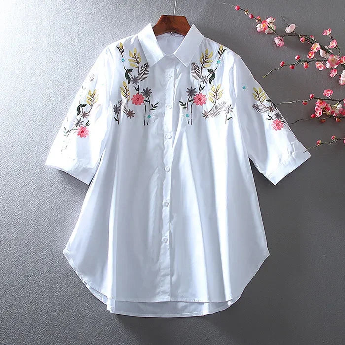 DANIELLE LINEN BLOUSE