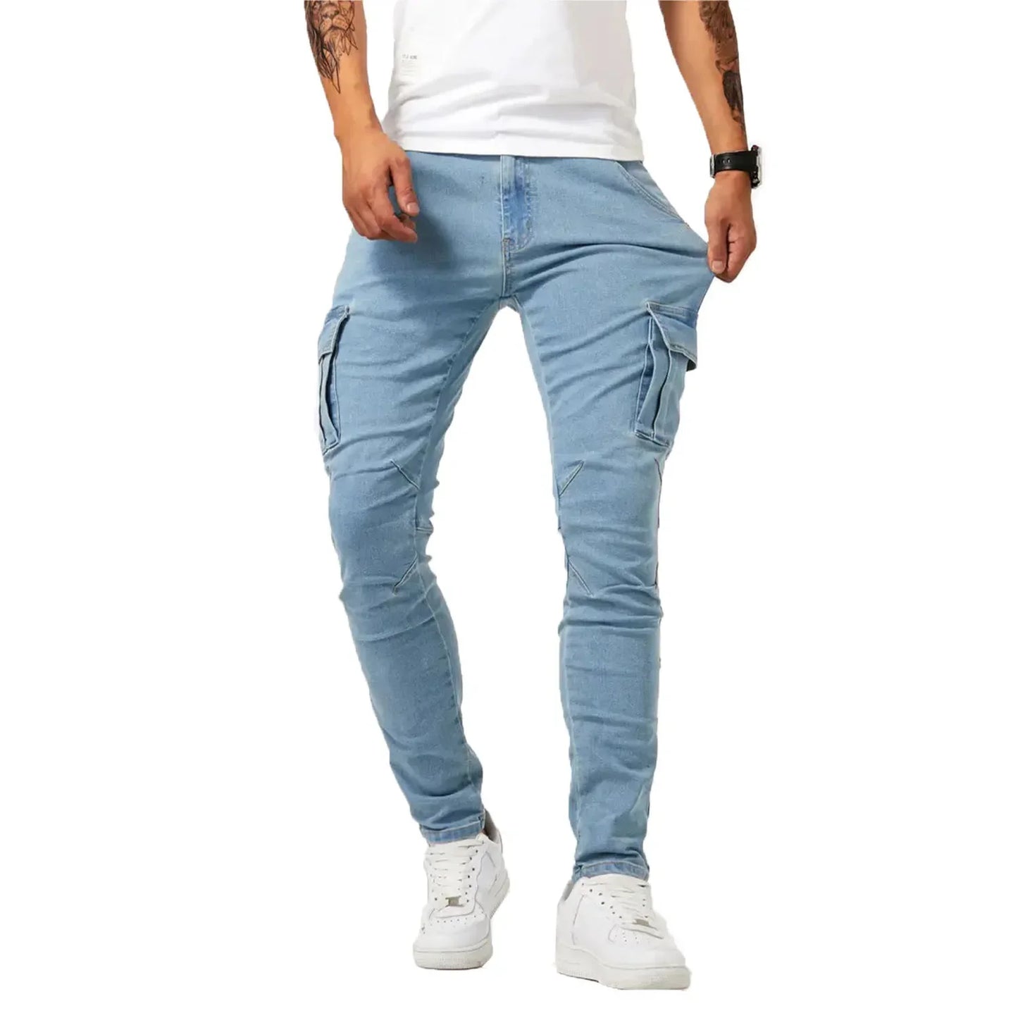 MAX | DENIM CARGO PANTS
