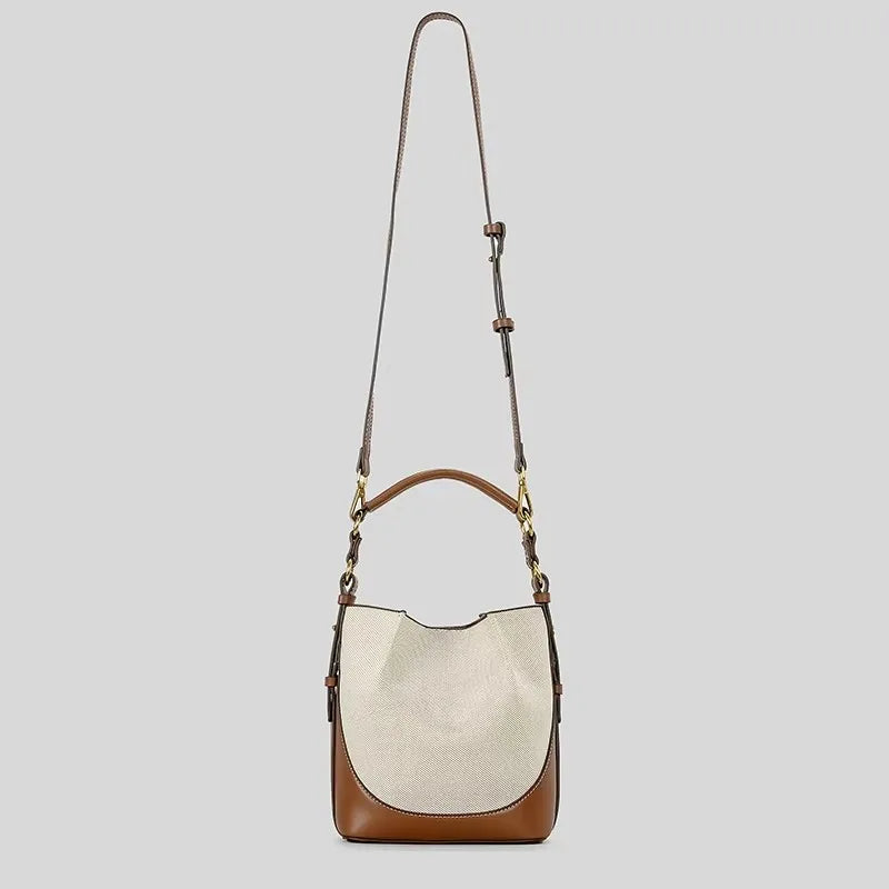 LuxeCanvas Bucket Bag