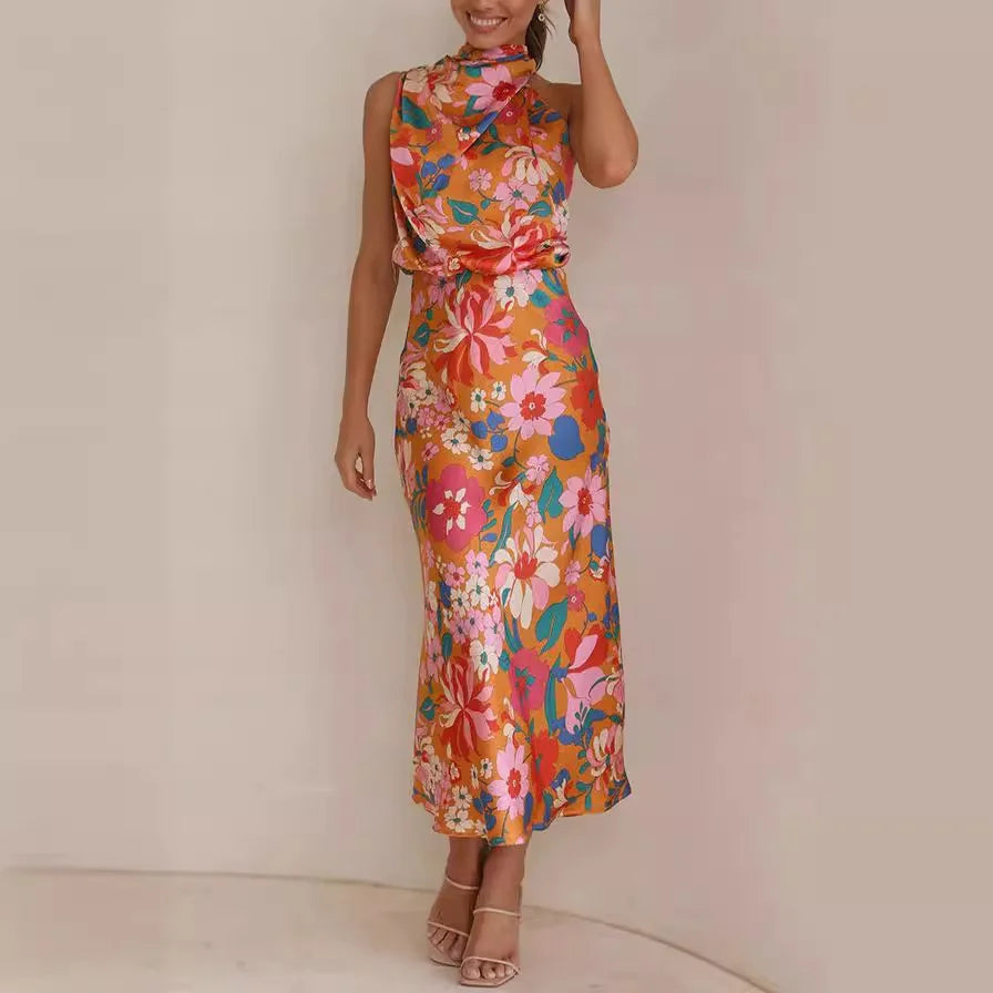 Evelyn Rose Satin Dress