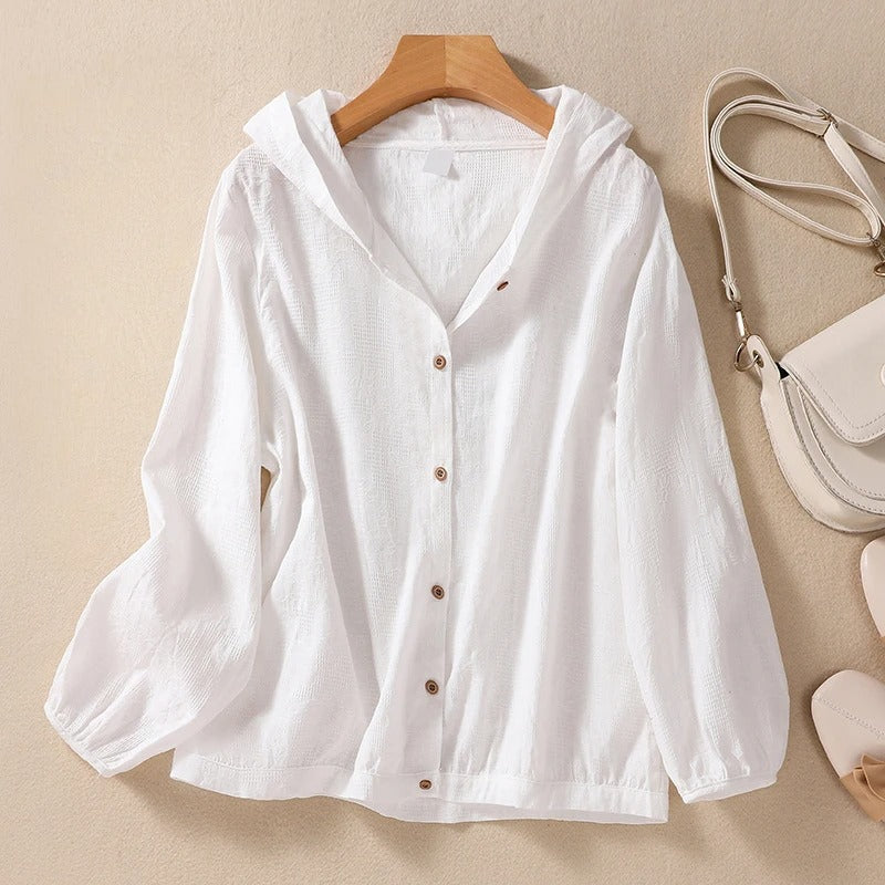 VERA LINEN HOODIE