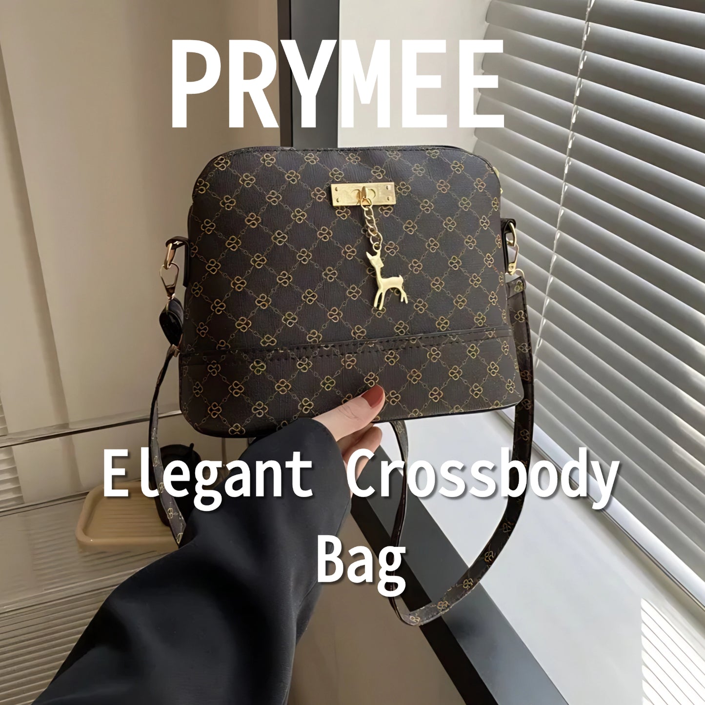 Elegant PU Crossbody Bag 👜