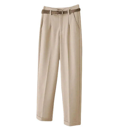 FAYE SLIM LUXE HIGH-WAISTED PANTS