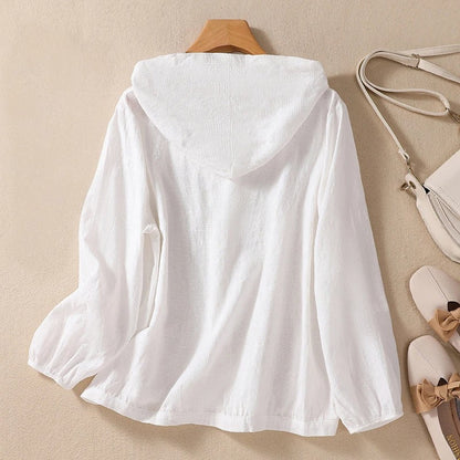 VERA LINEN HOODIE