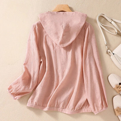 VERA LINEN HOODIE