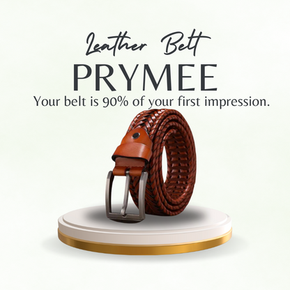 HENRY HAND-WOVEN LEATHER BELT