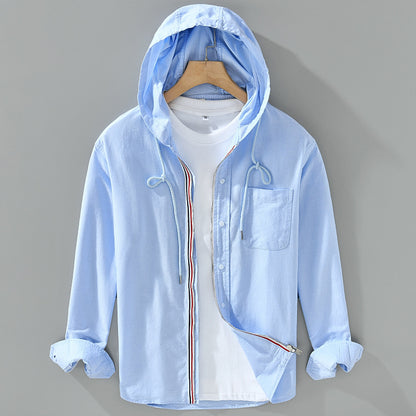 JAMES LINEN HOODIE