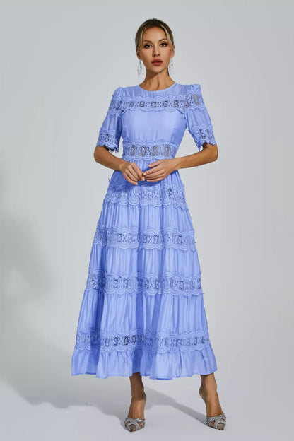 Eleanor Lace Embroidery Dress