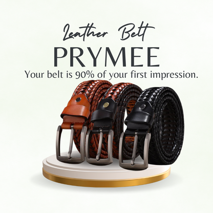 HENRY HAND-WOVEN LEATHER BELT