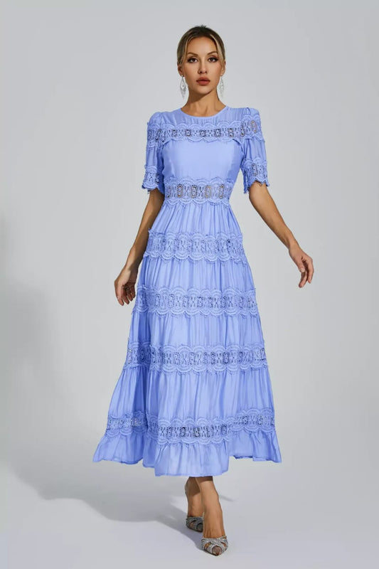 Eleanor Lace Embroidery Dress