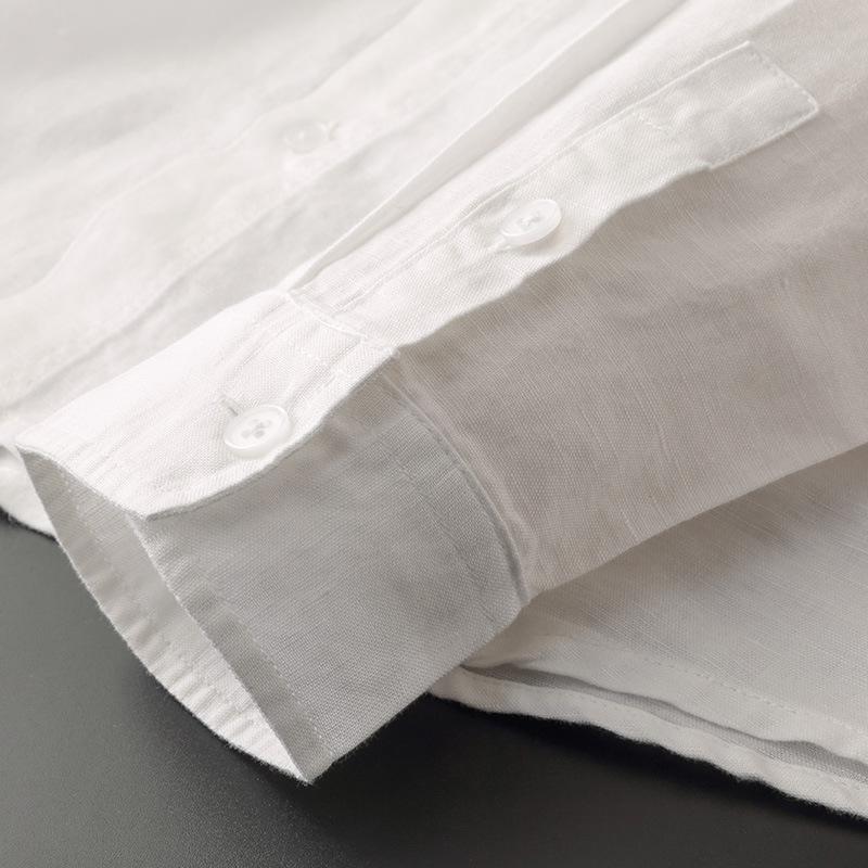 OLIVER HOODED LINEN SHIRT