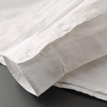 OLIVER HOODED LINEN SHIRT