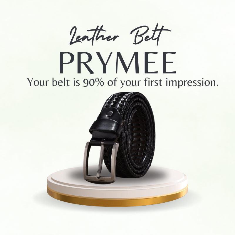 HENRY HAND-WOVEN LEATHER BELT