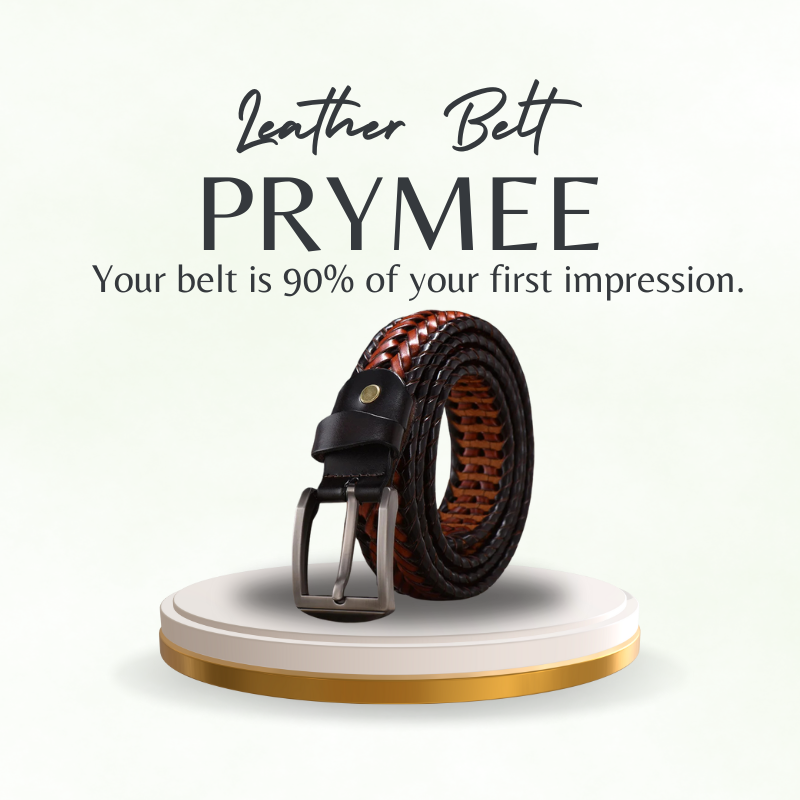 HENRY HAND-WOVEN LEATHER BELT