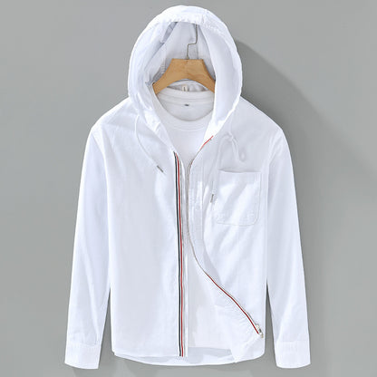 JAMES LINEN HOODIE