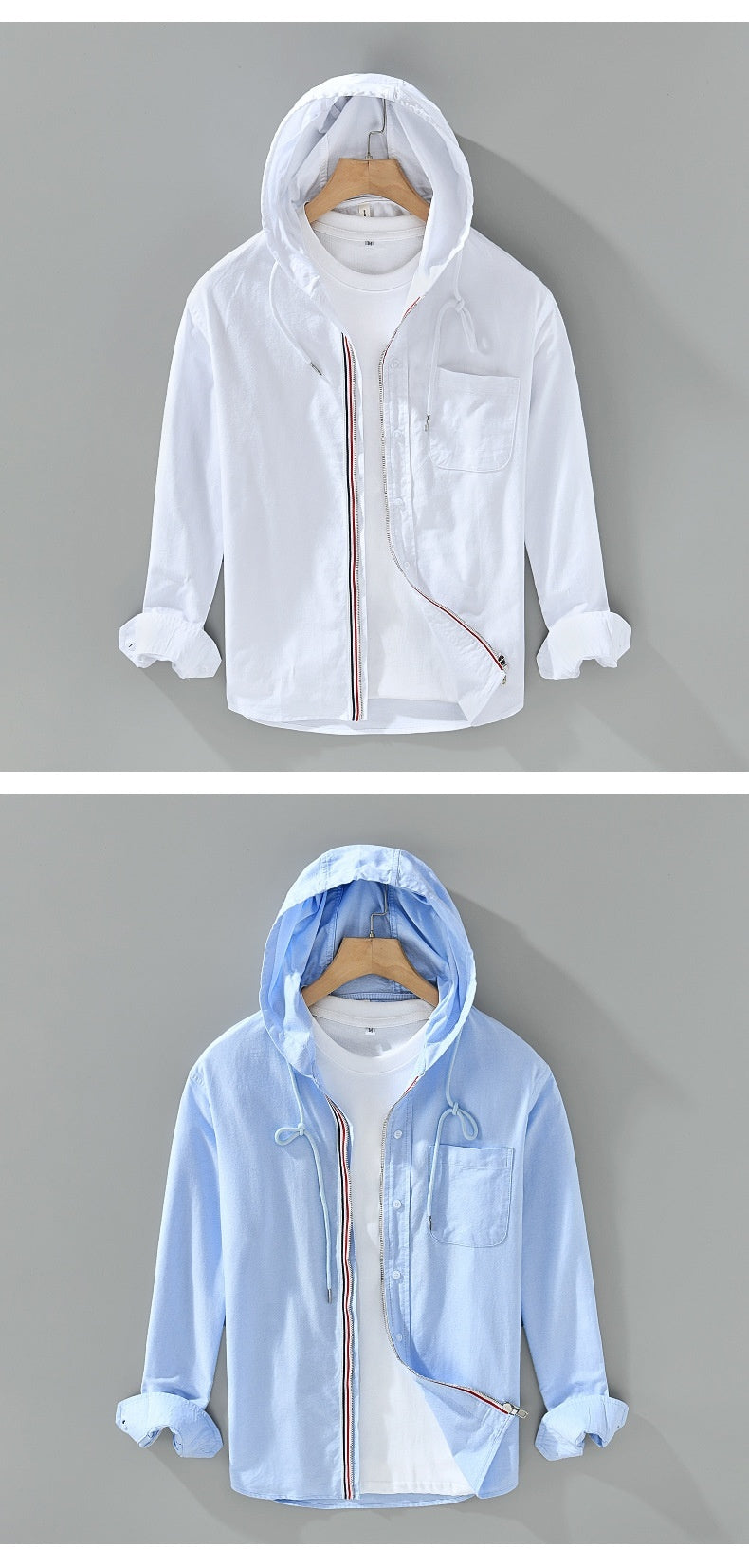 JAMES LINEN HOODIE