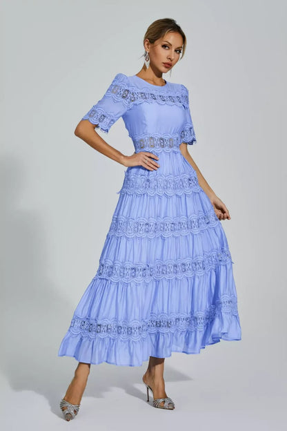Eleanor Lace Embroidery Dress