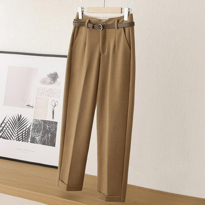 FAYE SLIM LUXE HIGH-WAISTED PANTS
